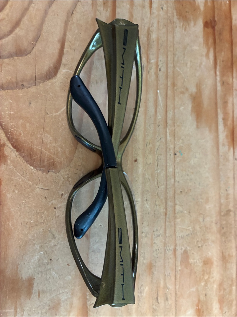 Smith Slider Bazooka Sunglasses Olive Green Clear Interchangeable Lenses France - Picture 7 of 10
